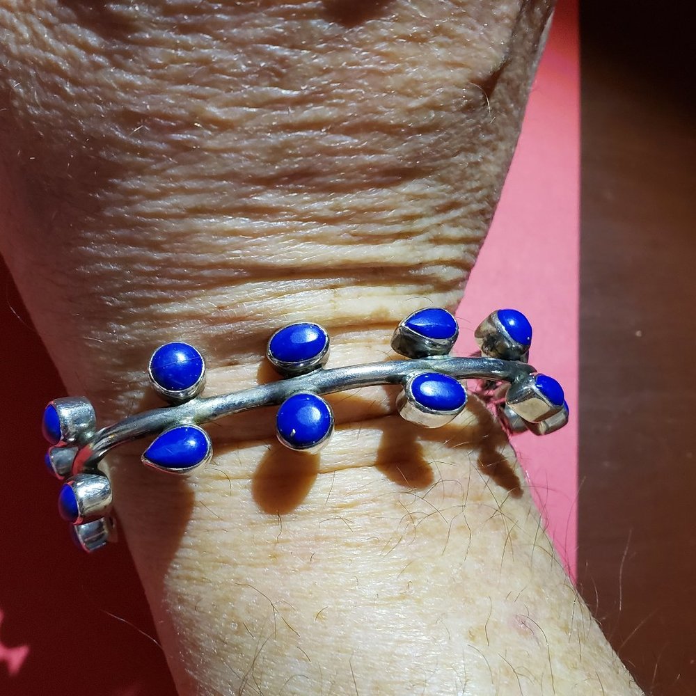 Vintage Blue Onxy Bracelet
